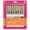 Sakura Pigma Micron Pens - Set of 10, Grays and Black, Fine and Bold Sizes